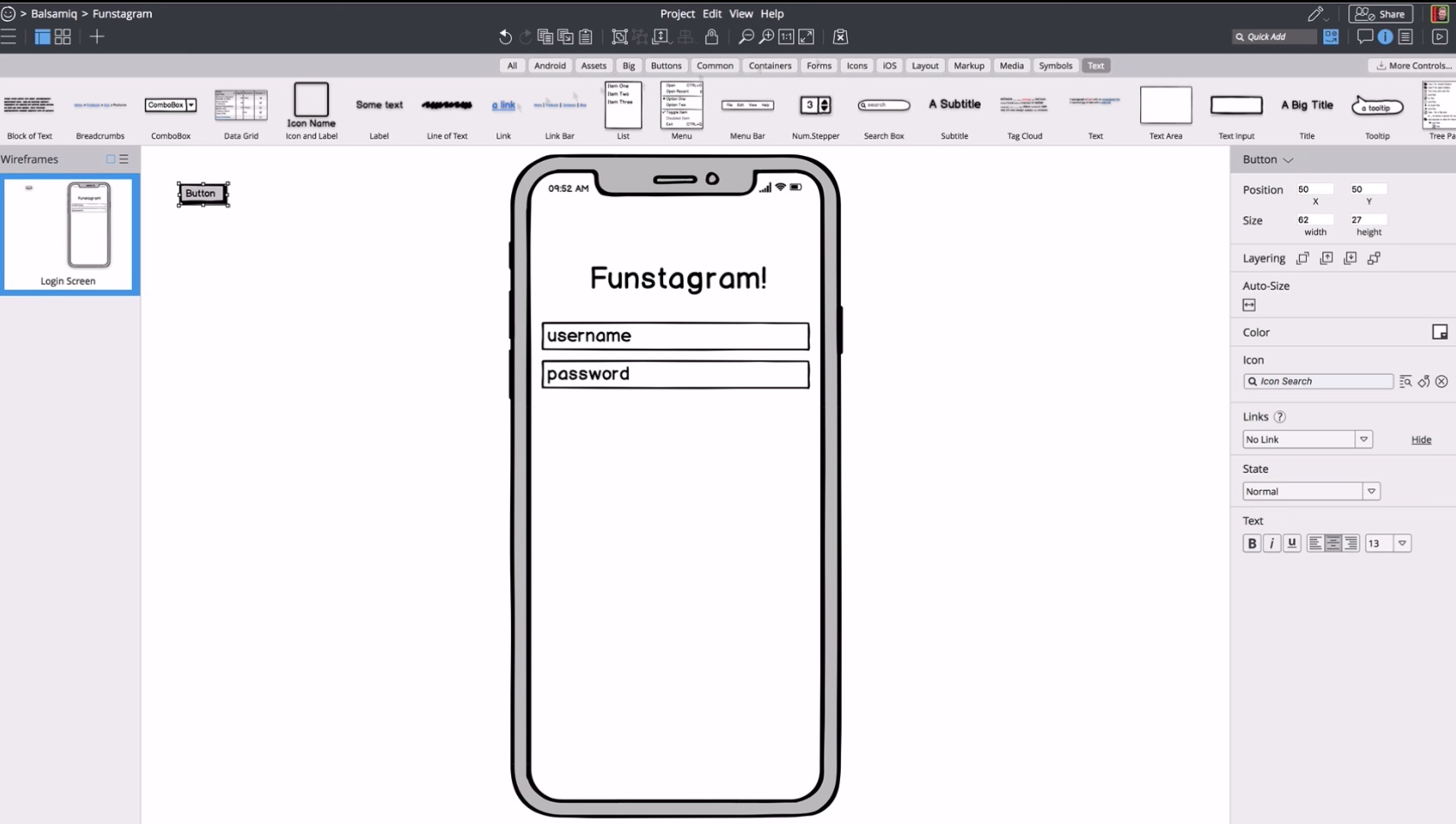 balsamiq herramientas prototipado web