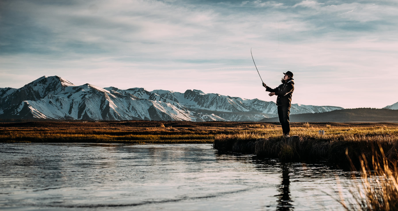 Hombre pescando